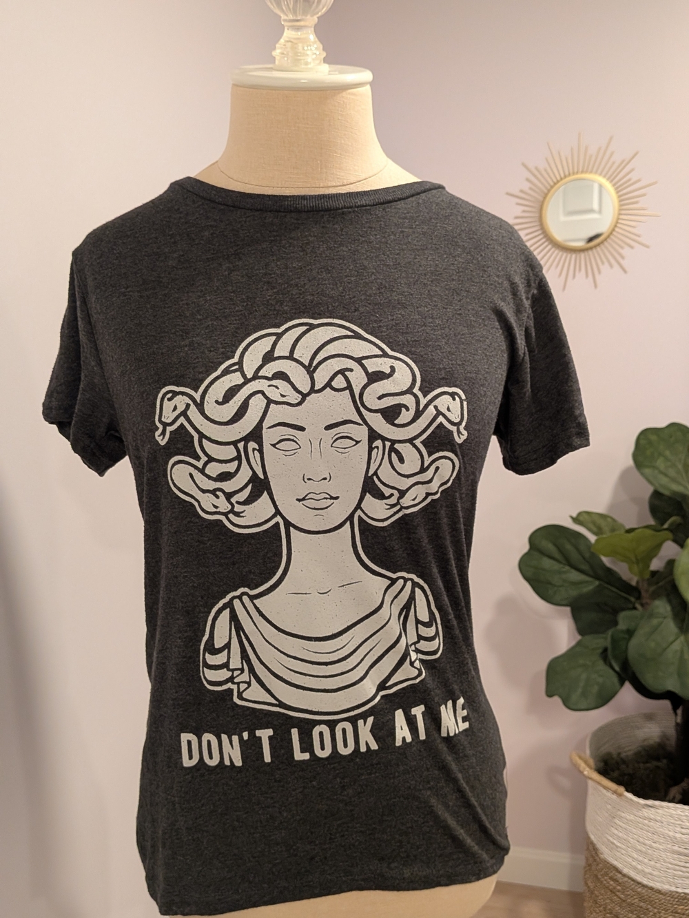 Medusa Graphic Tee | Charcoal | Greek Mythology